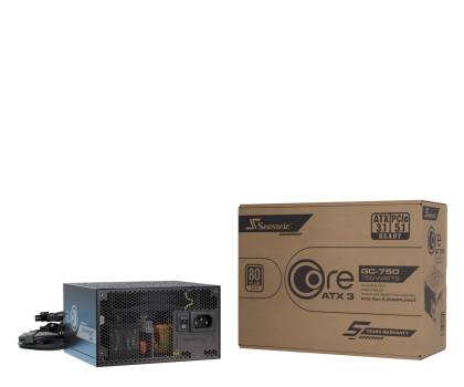 Zasilacz do komputera Seasonic Core GC 750W 80 Plus Gold ATX 3.1